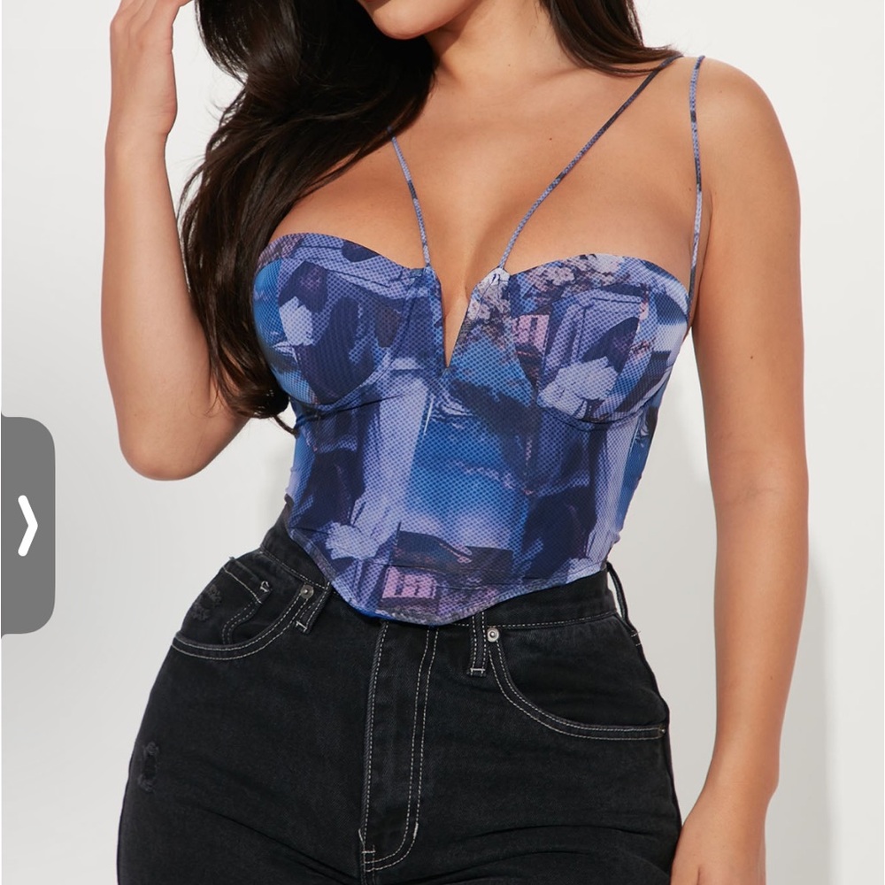 Small Strappy Corset Style Top
